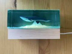 レジンアート クジラ氷山樹脂ランプ