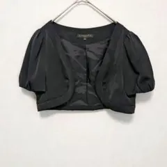 BEAMS　ラピスルーチェパービームス　　ボレロ　羽織　ブラック　Ⅿ　セレモニーのサムネイル