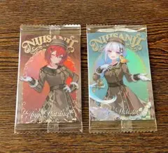 にじさんじ アンジュ・カトリーナ リゼ・ヘルエスタ ウエハース2メタリックカード