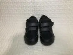 アシックス　ブラック キッズシューズ