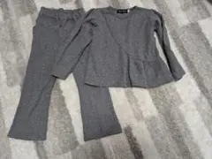 BeBe グレー セットアップ 110
