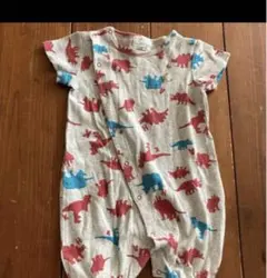 ロンパース　HAKKA BABY 恐竜柄　50〜70