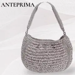 ANTEPRIMA クリスタッロ フィオッコ　ワイヤーバッグ リボン シルバーのサムネイル