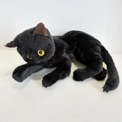 昭和レトロ DOUSIN 童心 ネコ ぬいぐるみ リアル 黒猫 - メルカリ