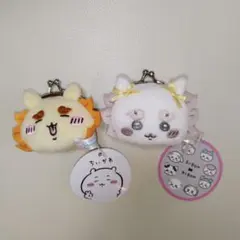 【新品・未使用】ちいかわ　ミニがま口ポーチ　シーサー　セット