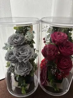 ZZZ様専用 2種類仏花ブリザードフラワーアレンジ - メルカリ