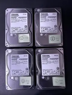 ジャンク HDD 1TB 2台 - メルカリ