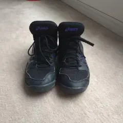 asics バスケットボールシューズ ブラック/パープル