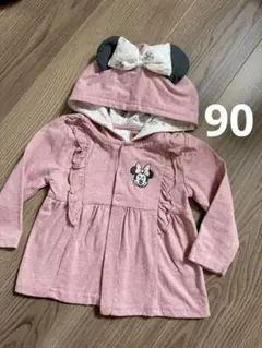 COSTCO ミニーちゃん 24m 長袖 カーディガン パーカー