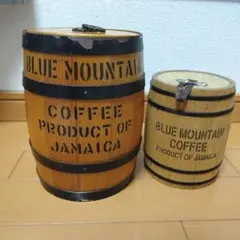 ブルーマウンテン ミニ樽 レトロ インテリア 2個 まとめ売り