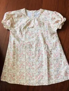 Samansa Mos2 フラワープリント 半袖ワンピース 110-120