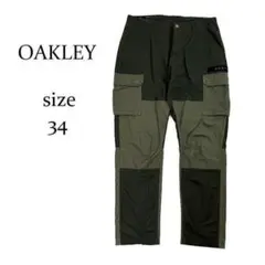 OAKLEY カーゴパンツ 34 オリーブ リップストップ テック系のサムネイル