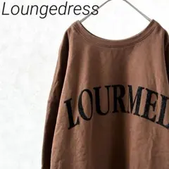Loungedress スウェット トレーナー クルーネック 文字入り ゆったりのサムネイル