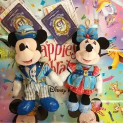 ディズニー 15周年 ぬいぐるみバッジ