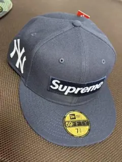 Supreme 59FIFTY キャップ ネイビー/グレー 7 5/8 2025年最新】supreme キャップ ネイビーの人気アイテム - メルカリ