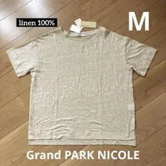 【新品】Grand PARK リネン100%プルオーバー　Mのサムネイル