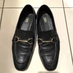 ZARA ザラ　レザーローファー　37 23.5cm