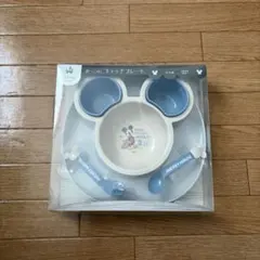 【新品】Disney baby 子ども用食器セット　キッズプレートミッキー