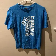 GILDAN グラフィック Tシャツ ブルー