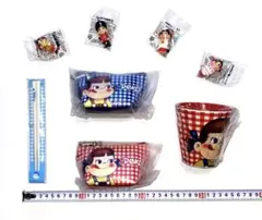 不二家 ペコちゃん グッズまとめ売り 7点セットのサムネイル