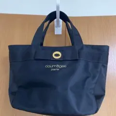美品！courrèges 黒 ハンドバッグのサムネイル
