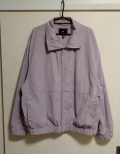 H＆M ナイロンジップアップブルゾン ラベンダー Lサイズ