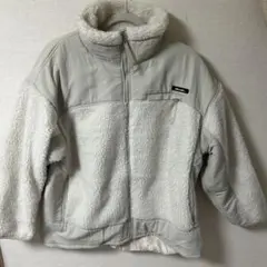 フリースジャケット・ボアジャケット・ライトグレー