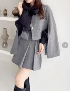最終値下げ‼️ dazzlin テーラーカラーショートジャケットのサムネイル