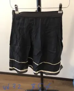 Apuweiser-riche 黒 フレアスカート W32 ブラック