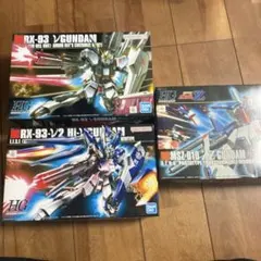 バンダイ HG ガンプラ セット RX-93 ν V2 ZZガンダム