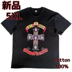 【新品】ゆるだぼおしゃれTシャツ！！ ロック ガンズ バンド 5XL メンズ