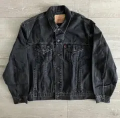 リーバイス　70503 02 先染め デニムジャケット　Gジャン　黒　L