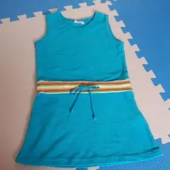 ワンピース　110㎝　みずいろ