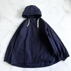 ✨美品✨ ポロ　紺　ジップアップパーカーXL