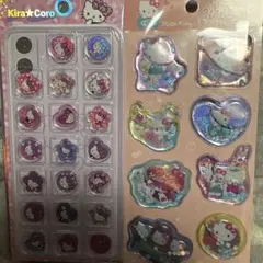 ウォーターシール　おはじきシール　サンリオ　キティ　ハローキティ
