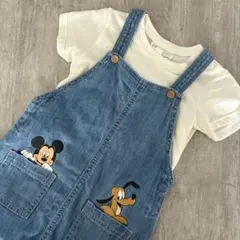 H&M エイチアンドエム　サロペット　Tシャツ　セット売り　ディズニー　子供服