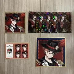 ツイステ エース ハーツラビュル寮 色紙　ましコレ ウエハース 特典ステッカー