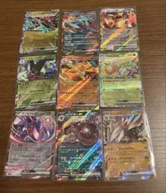 ろ*中様 ポケモンex RR 9枚まとめ売り リザードン マスカーニャ ゲノセク