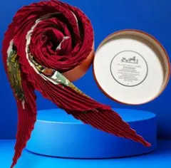 HERMES プリーツ スカーフ L’ENTENTE CORDIALE 仏英同盟