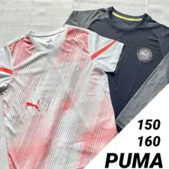 PUMA サッカー プラクティスシャツ2点セット 150 160 Tシャツ