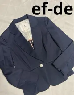 着用1回★極美品★ エフデ　ジャケット　スーツ　ネイビー