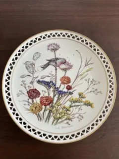 ビングオーグレンダール ポインセチア 花 絵皿 壁掛け プレート 装飾用