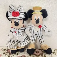 ミッキー　ミニー　ぬいぐるみバッジ　東京ディズニーシー　2004年