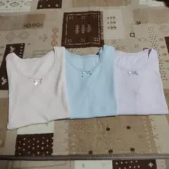 ベルメゾン　半袖コットン肌着3枚セット　140