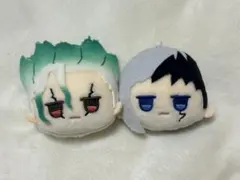 Dr.stone ぬいぐるみキーホルダー石神千空あさぎりゲンDAISO百均