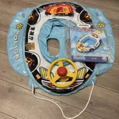 マルカ パトカー ベビーボート 浮き輪 1.5才-3才