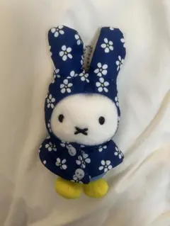 ミッフィー ぬいぐるみ マスコット 花柄 レインコート