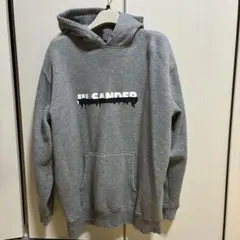 ドリップロゴ パーカー グレー