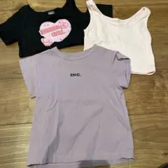 アーバンチェリー⭐︎Tシャツと重ね着タンクトップセットのサムネイル