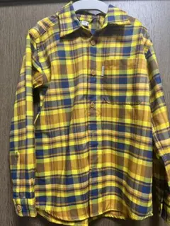 モンベルボーイズ　チェックネルシャツ　130